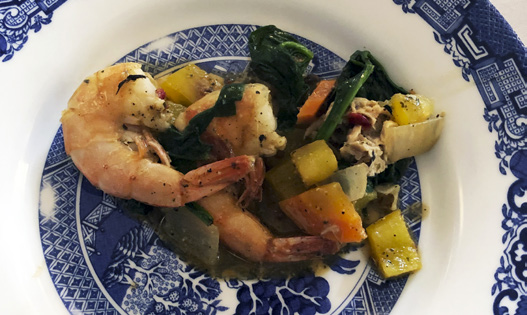 Plate of food