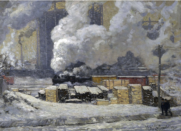 Tracks and Traffic by J.E.H. MacDonald