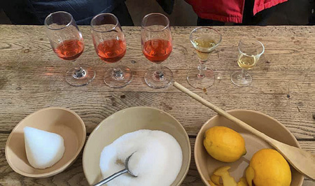 Historical drinks display