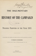 Book cover: Documentary History of the Campaign