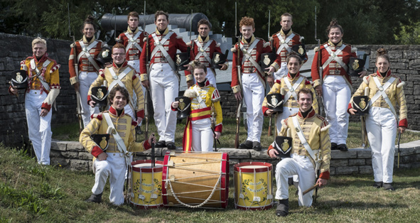 The Fort York Guard poses in 2020