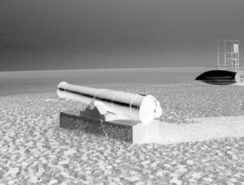 Image from Once More unto the Beach: The Secret Lives of Toronto's Guns, p. 5 of August 2005 (Vol 9, No 4).