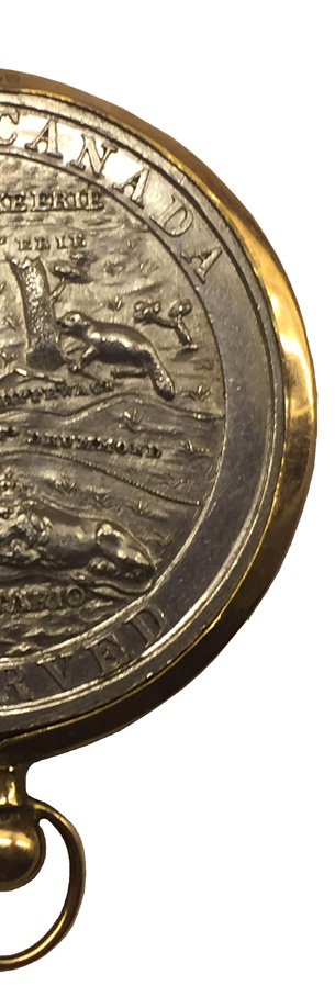 Upper Canada Preserved Medal, obverse and reverse