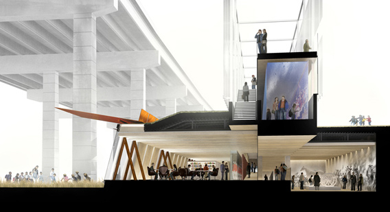 Image from Recommended Design Chosen for the New Visitor Centre, p. 5 of December 2009 (Vol 13, No 4).