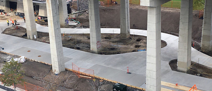 Image from Bentway Skate Trail Opens @ Fort York on January 6, p. 1 of December 2017 (Vol 21, No 4).