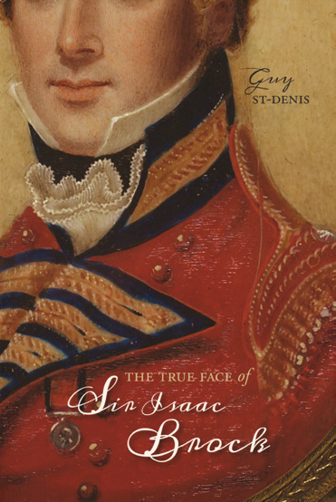 Book cover showing Brock portrait by Gerrit Schipper