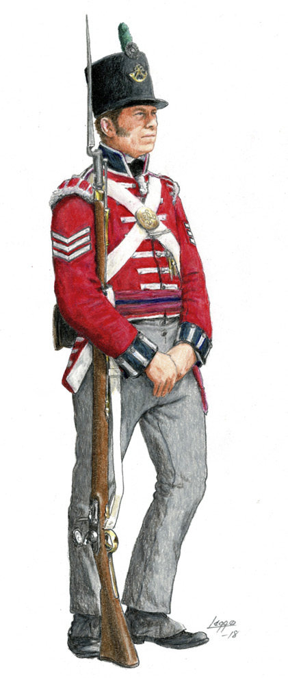 A sergeant of the Incorporated Militia, 1814