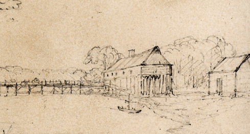 Newark and Fort Niagara drawing