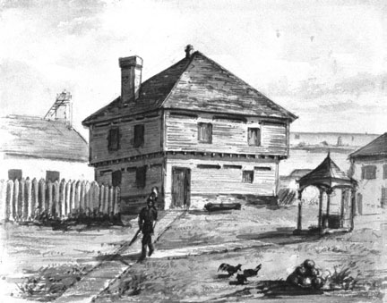 Image from Privies, Latrines and Wells at the Fort, p. 6 of January 2005 (Vol 9, No 1).
