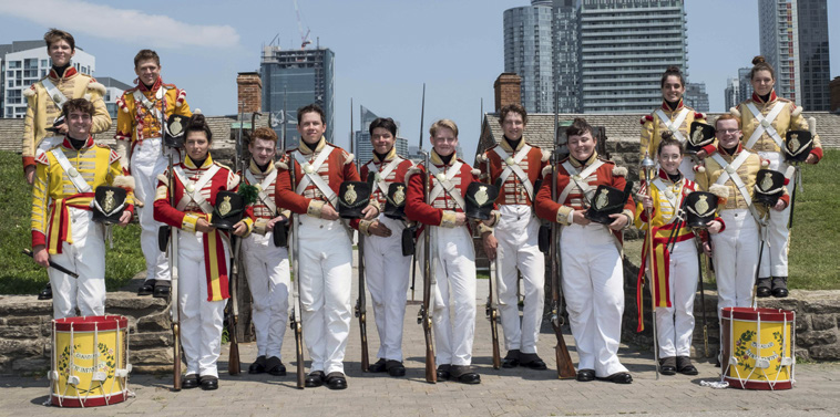The Fort York Guard group photo