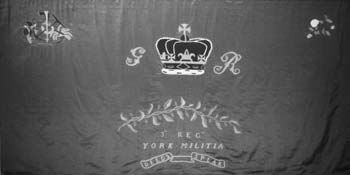 Image from The York Militia Colours, p. 6 of July 2007 (Vol 11, No 2).