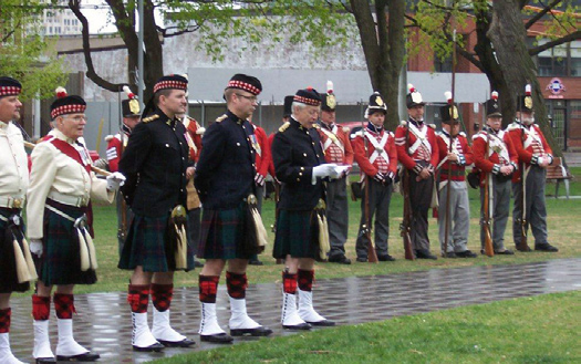 Image from Memorial Ceremony for Royal Newfoundland Regiment, p. 3 of July 2010 (Vol 14, No 2).
