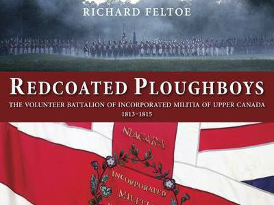 Image from In Review: Redcoated Ploughboys: The Volunteer Battalion of Incorporated Militia of Upper Canada, 1813–1815, p. 5 of July 2012 (Vol 16, No 3).