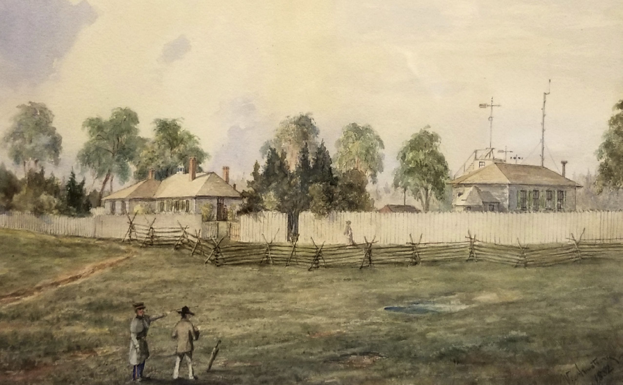 The Old Toronto Observatory, 1852, watercolour by William Armstrong