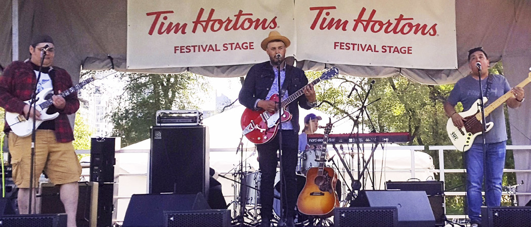 Midnight Shine performing at Indigenous Arts Festival