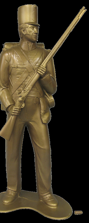 Military musket and pocket watch