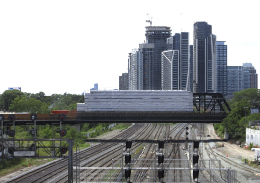 Sir Isaac Brock bridge under construction