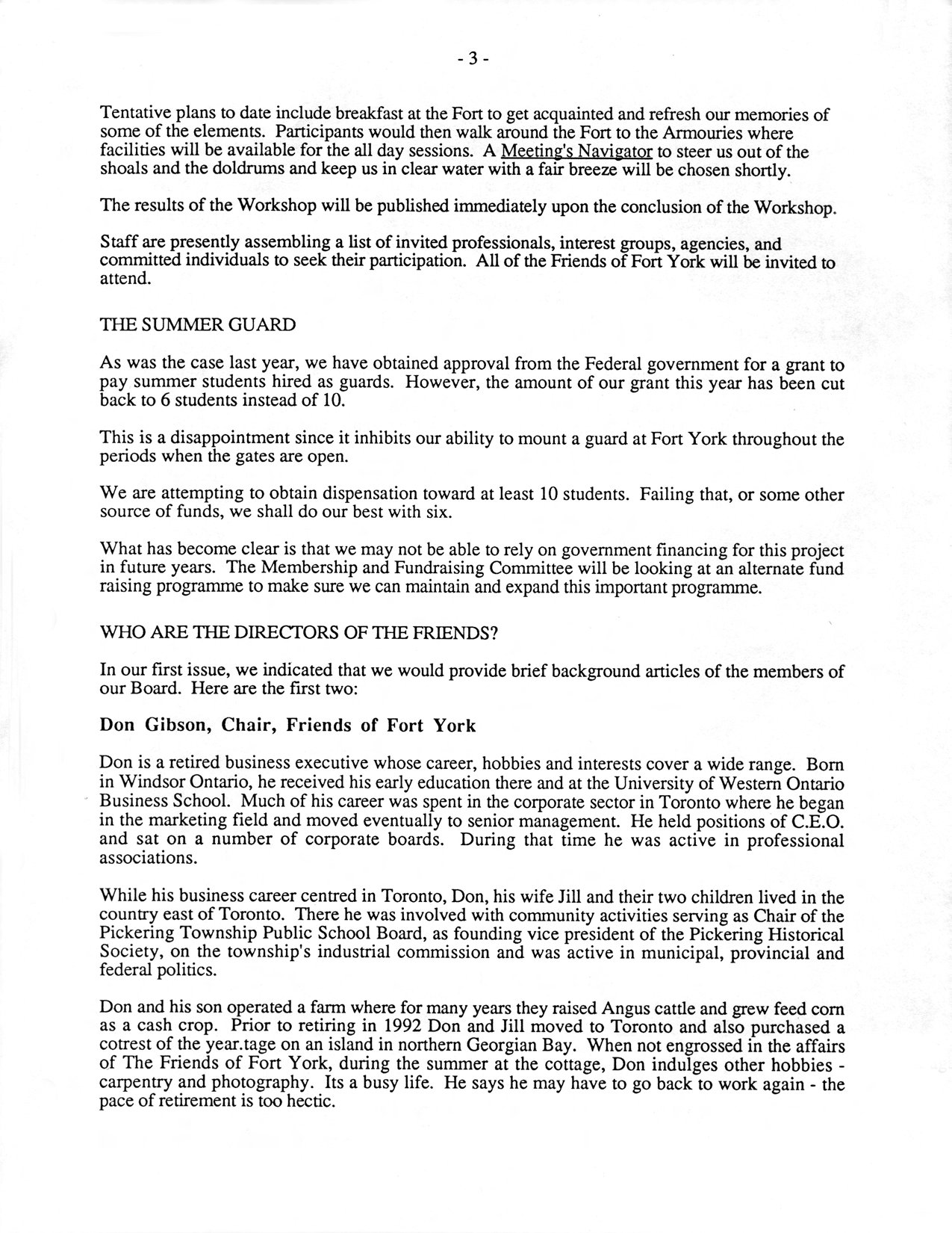 Image from THE SUMMER GUARD, p. 2 of June 1996 (Vol 1, No 0).