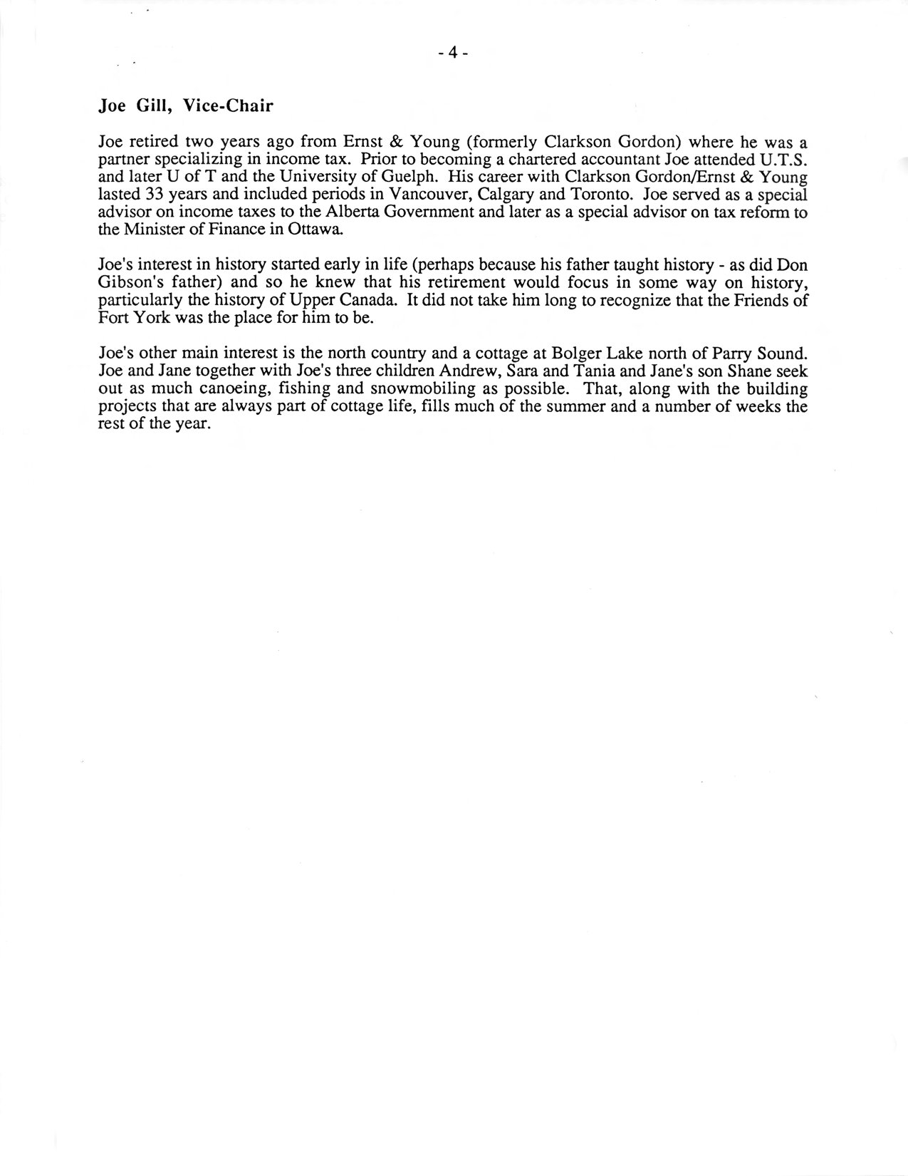 Image from WHO ARE THE DIRECTORS OF THE FRIENDS?, p. 4 of June 1996 (Vol 1, No 0).