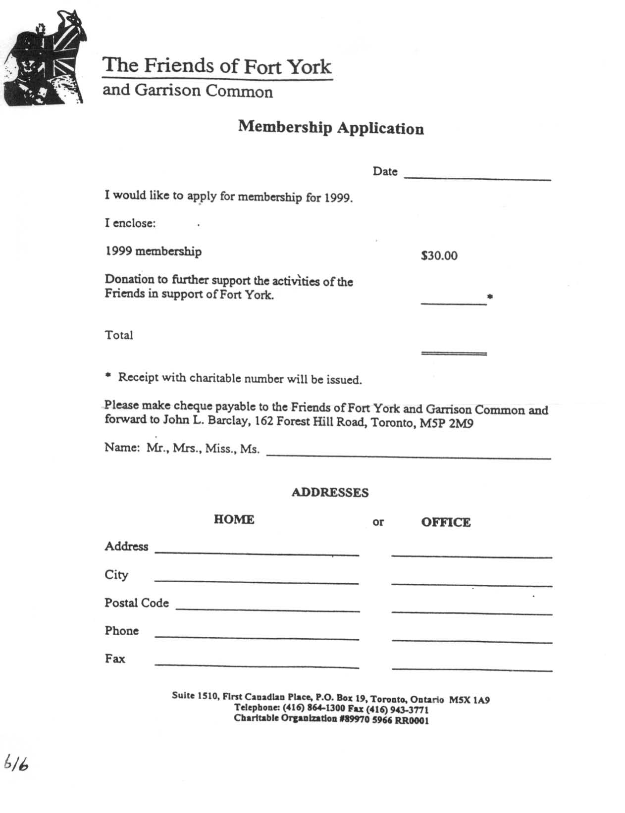 Image from Membership, p. 9 of June 1999 (Vol 4, No 0).