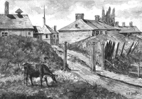 Image from An Interesting Watercolour Of Fort York's East Entrance, p. 4 of June 2006 (Vol 10, No 2).