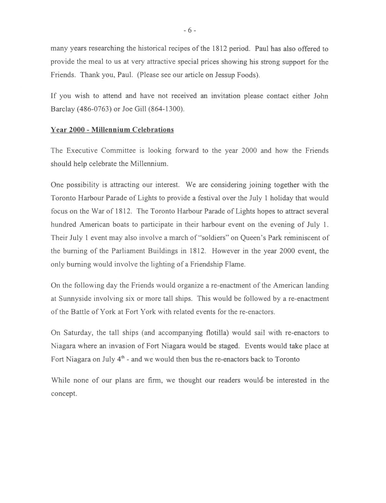 Image from Year 2000 - Millennium Celebrations, p. 8 of March 1999 (Vol 4, No 0).
