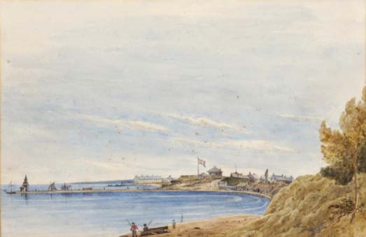 Image from Henry Bowyer Lane's Fort at Toronto, 1842, p. 3 of March 2009 (Vol 13, No 1).
