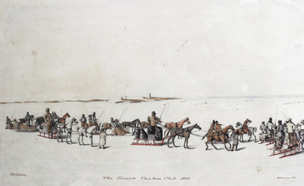 Image from Early Toronto Tandem Club Drawing Found by the Colville Family, p. 6 of March 2013 (Vol 17, No 1).