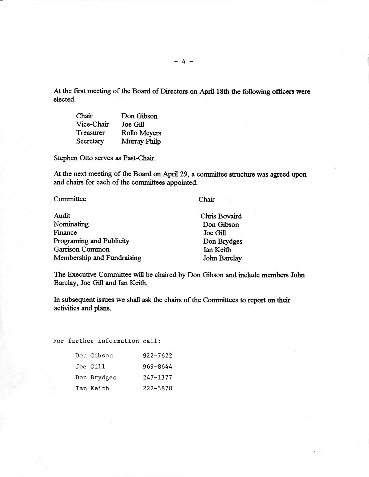 Image from THE NEW "FRIENDS OF FORT YORK AND GARRISON COMMON", p. 4 of May 1996 (Vol 1, No 0).