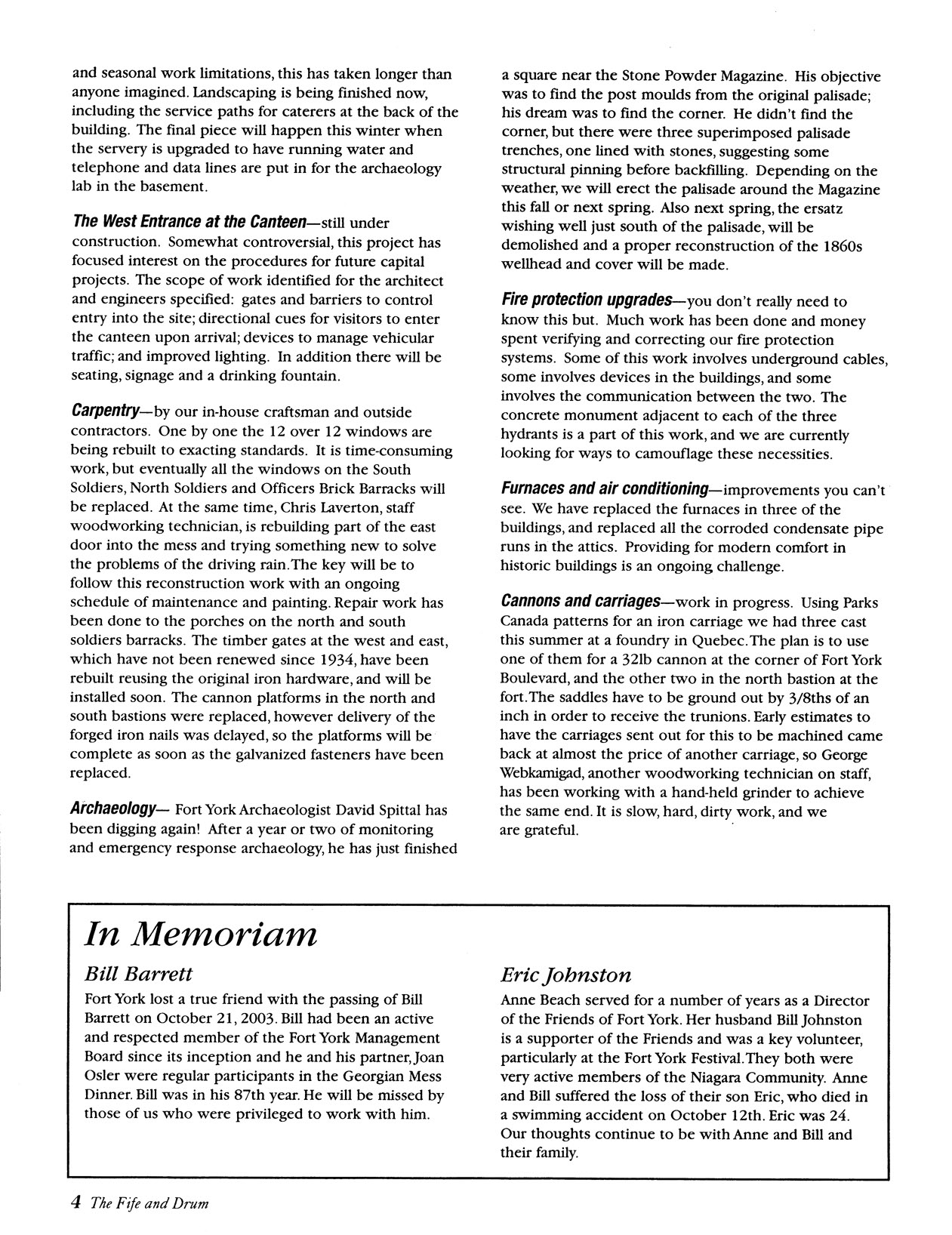 Image from What's Been Going On Here!, p. 4 of November 2003 (Vol 8, No 0).