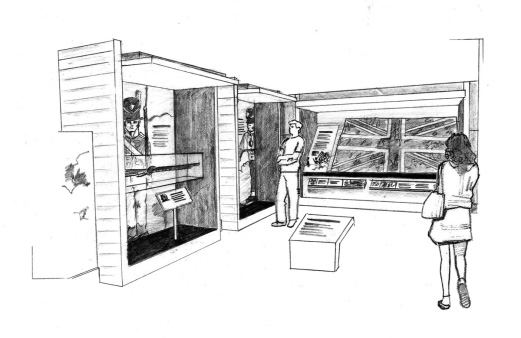 Image from “The Vault”: An Exhibit Space Planned for the Fort York Visitor Centre, p. 6 of October 2010 (Vol 14, No 3).
