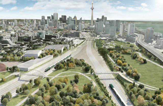 Image from Construction Started on Fort York Bridge, p. 10 of September 2016 (Vol 20, No 3).